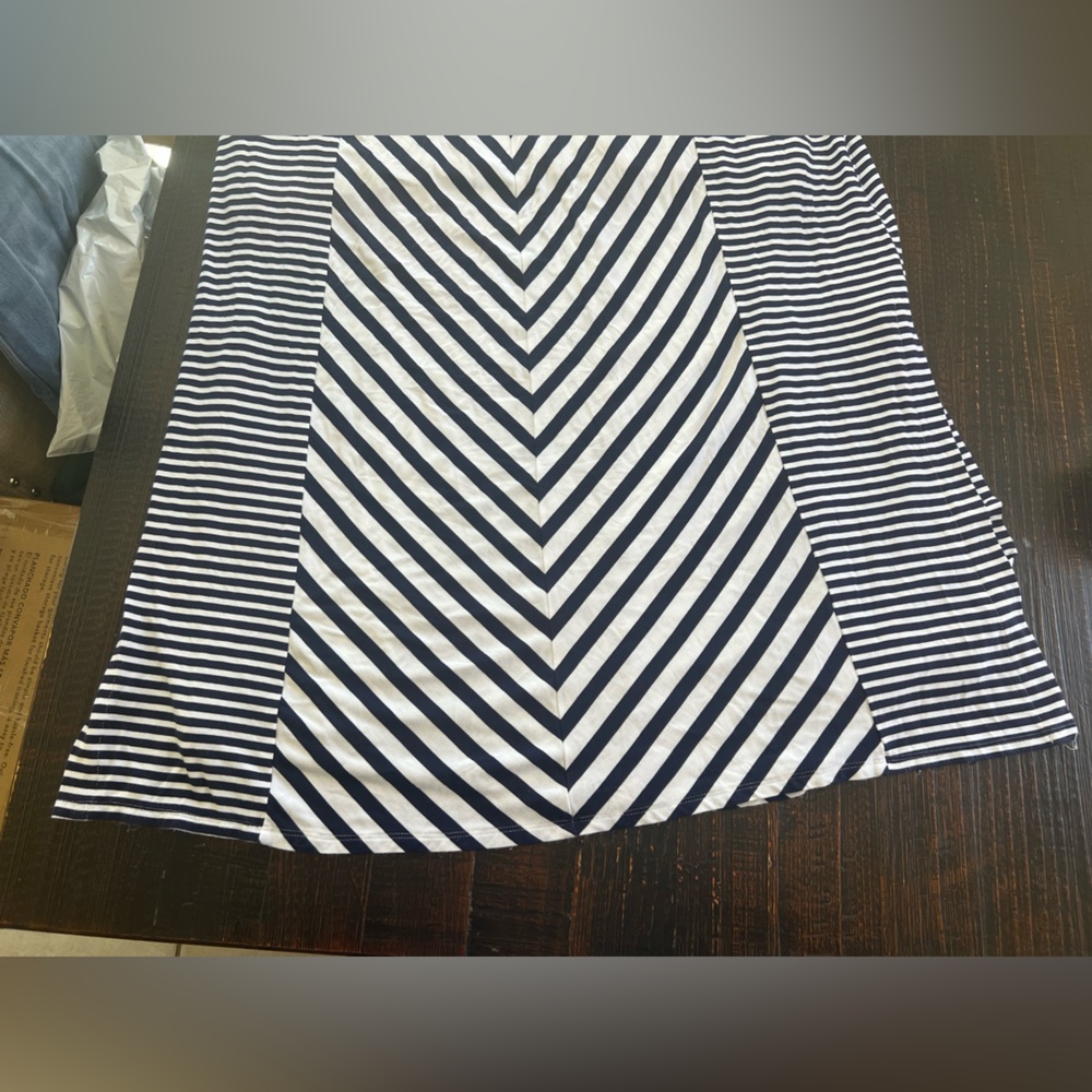 SOMA Women's Striped Blue White Sleeveless Maxi Dress Casual size XL - Picture 14 of 16